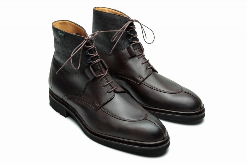 Botines Paraboot Beaumont Hombre Negras Marrones | ABL464IR