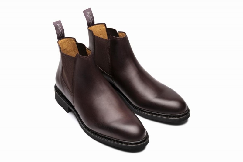 Botines Paraboot Chamfort Hombre Marrones Oscuro | RIL4921PV