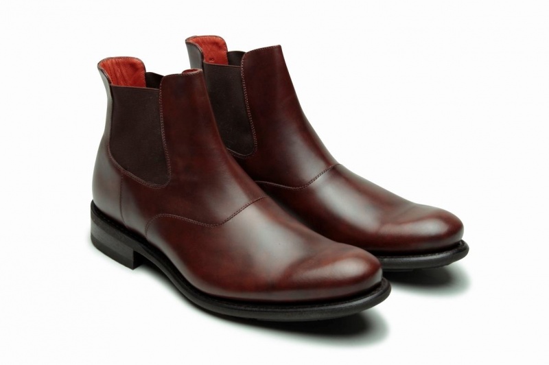 Botines Paraboot Loven Hombre Rojas Negras | AXM8550RI