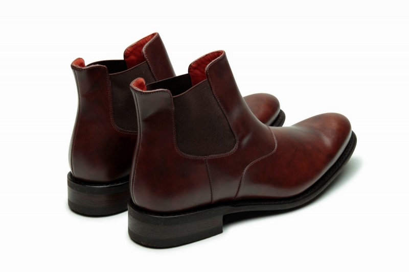 Botines Paraboot Loven Hombre Rojas Negras | AXM8550RI