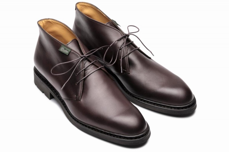 Botines Paraboot Lully Hombre Marrones Oscuro | JVN6371ZI