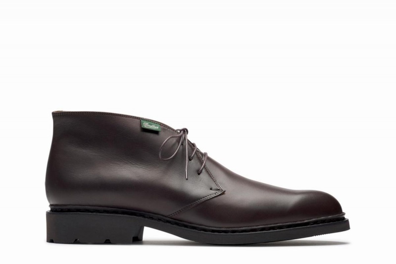 Botines Paraboot Lully Hombre Marrones Oscuro | JVN6371ZI