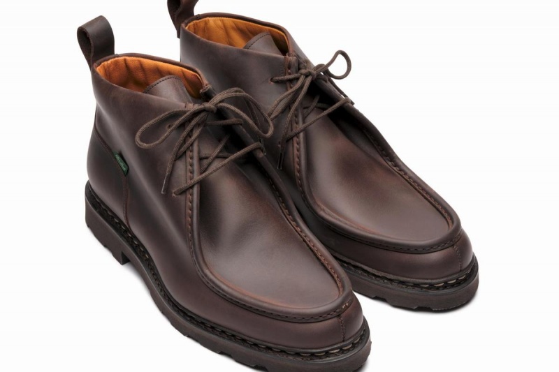 Botines Paraboot Mucy Hombre Marrones Oscuro | YZL2619NY