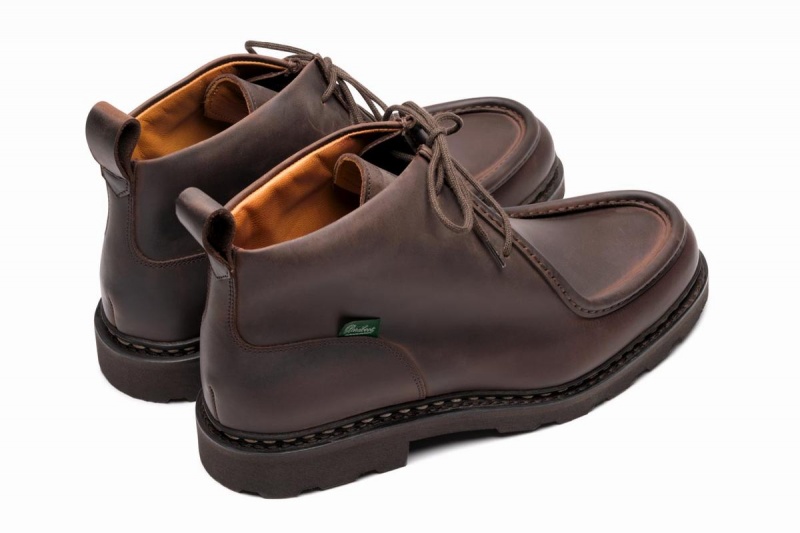 Botines Paraboot Mucy Hombre Marrones Oscuro | YZL2619NY