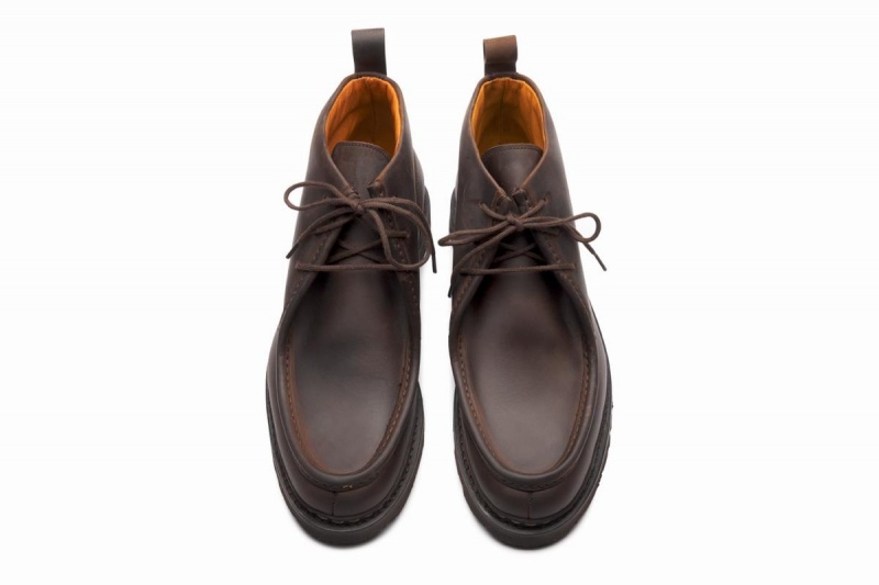 Botines Paraboot Mucy Hombre Marrones Oscuro | YZL2619NY