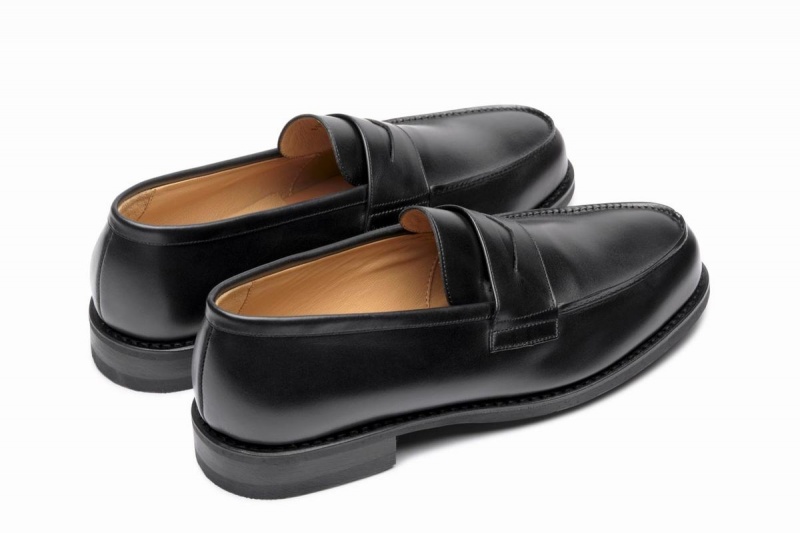 Mocasines Paraboot Adonis Hombre Negras | EWS9889GV