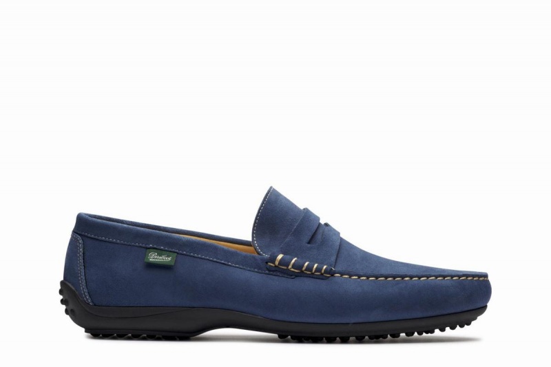 Mocasines Paraboot Cabrio Hombre Azules | HLX338TJ