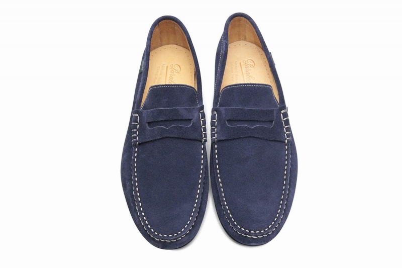 Mocasines Paraboot Cabrio Hombre Azules | AXP2495CU