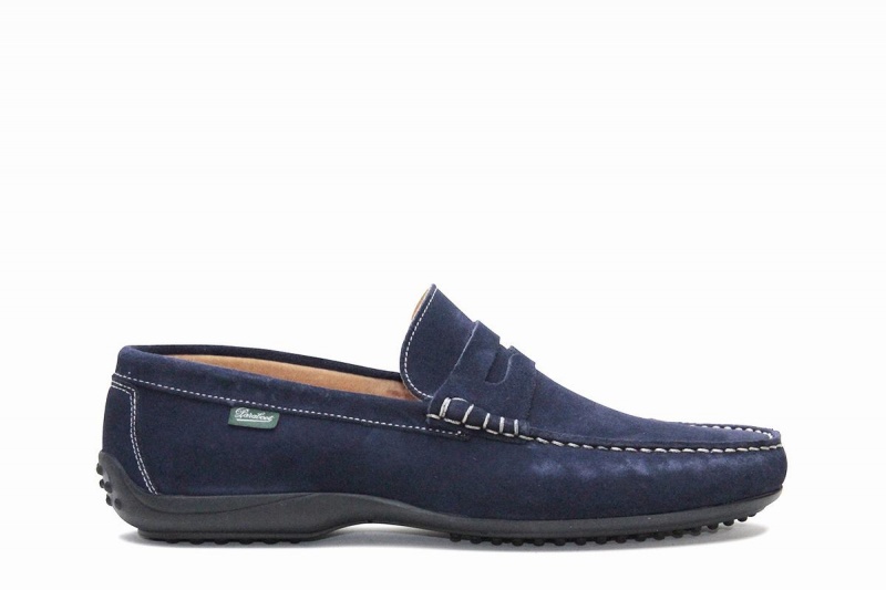 Mocasines Paraboot Cabrio Hombre Azules | AXP2495CU