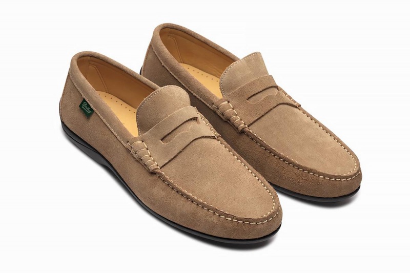 Mocasines Paraboot Cabrio Hombre Kaki | MVR4011DG