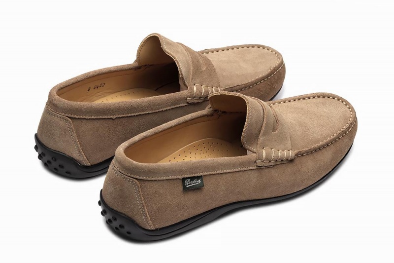 Mocasines Paraboot Cabrio Hombre Kaki | MVR4011DG