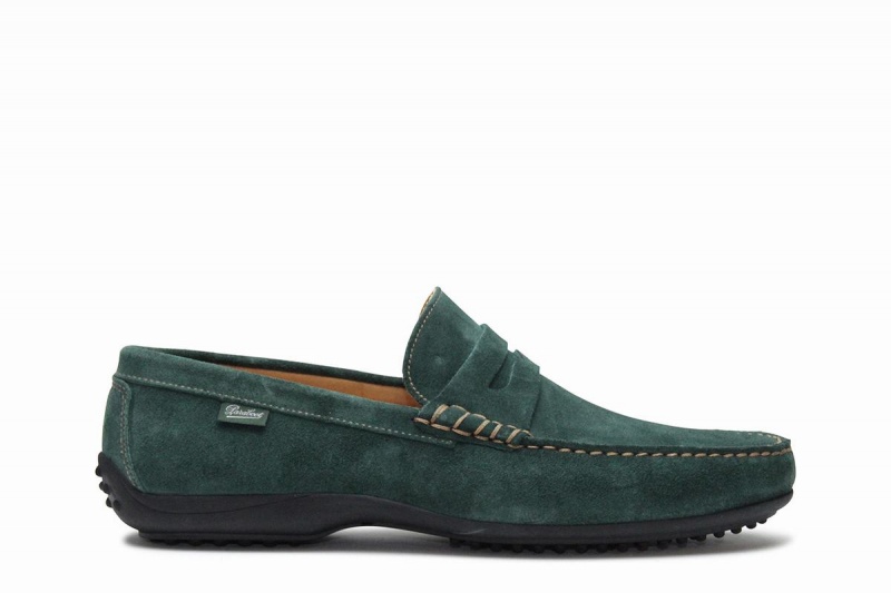 Mocasines Paraboot Cabrio Hombre Verde | IUG5710EZ