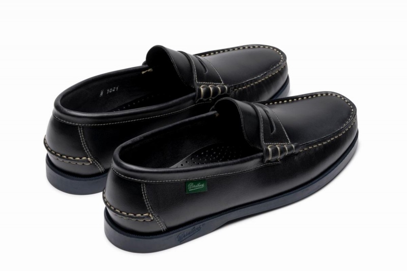 Mocasines Paraboot Coraux Hombre Negras Azules | TZQ8743JF