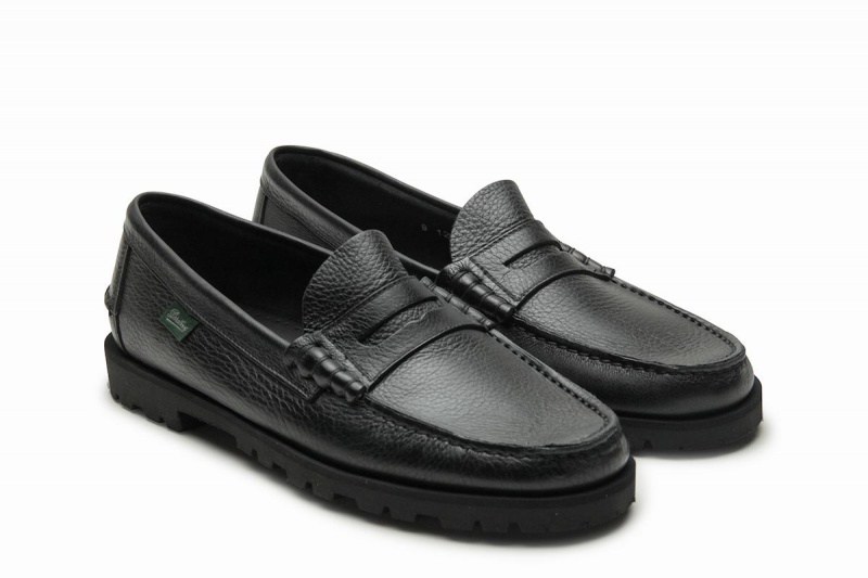 Mocasines Paraboot Coraux Hombre Negras | BTP8743VI