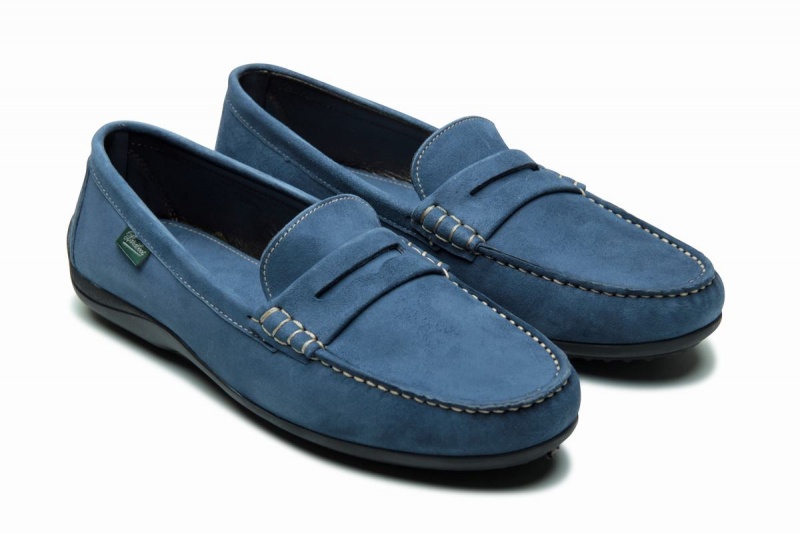 Mocasines Paraboot Corvette Mujer Azules | WKI3673CZ