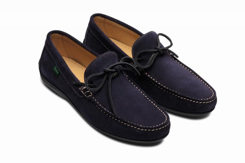 Mocasines Paraboot Indiana Hombre Azules | FQI8392XO