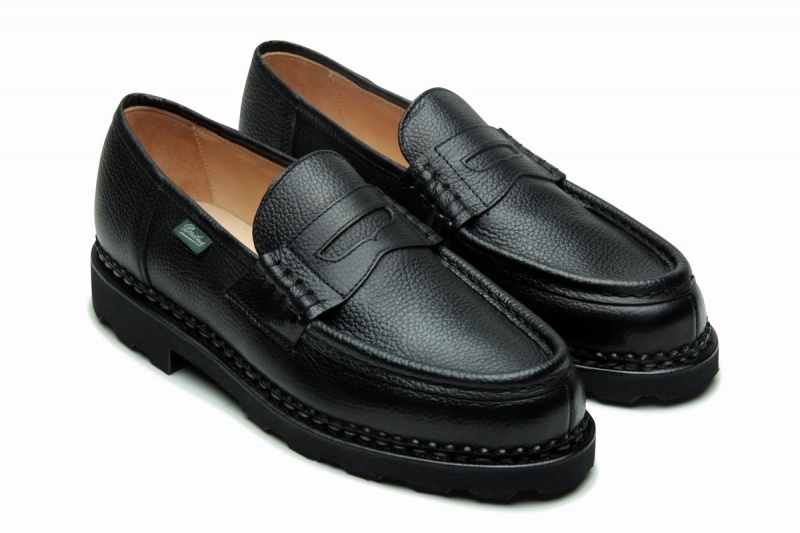 Mocasines Paraboot Reims Hombre Negras | DUM84UC