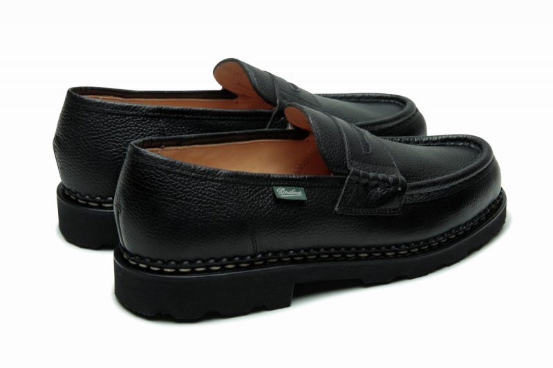 Mocasines Paraboot Reims Hombre Negras | DUM84UC