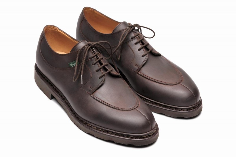 Zapatos Derby Paraboot Avignon Hombre Marrones Oscuro | MON2841ZV