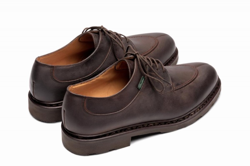 Zapatos Derby Paraboot Avignon Hombre Marrones Oscuro | MON2841ZV