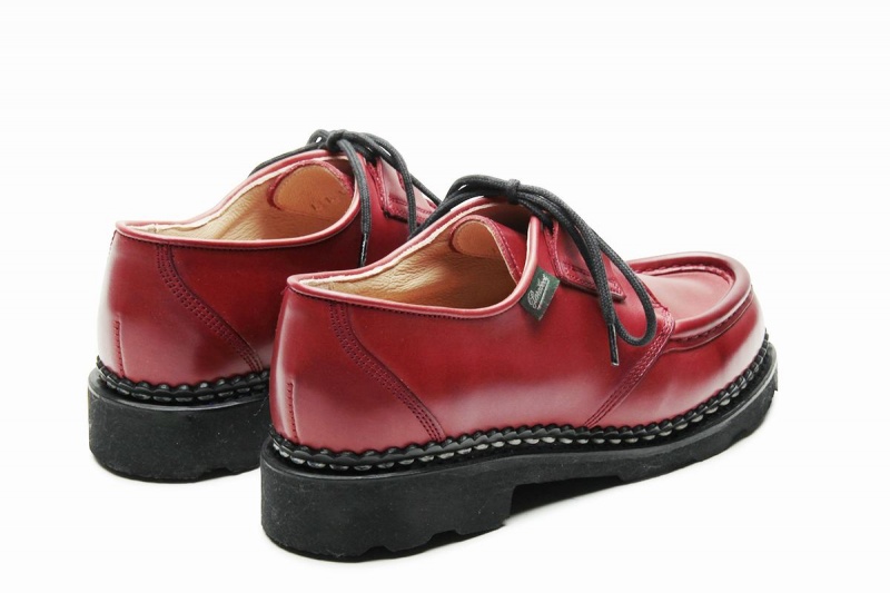 Zapatos Derby Paraboot Beaubourg Mujer Rojas | TAC7156AB