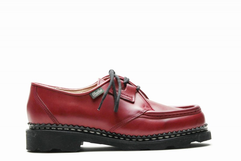 Zapatos Derby Paraboot Beaubourg Mujer Rojas | TAC7156AB