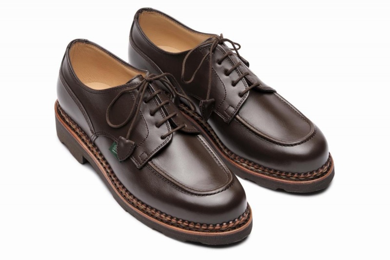 Zapatos Derby Paraboot Chamade Mujer Marrones Oscuro | ZSV422UW