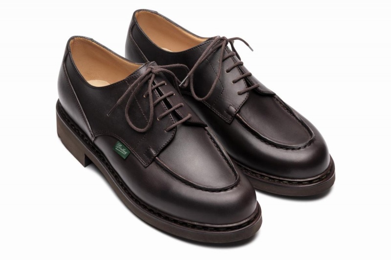 Zapatos Derby Paraboot Chambord Hombre Marrones Oscuro | LCZ1647CR