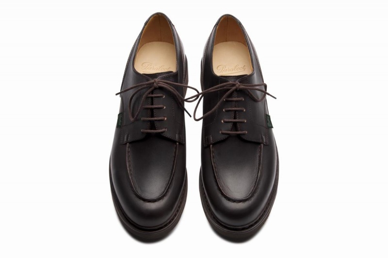 Zapatos Derby Paraboot Chambord Hombre Marrones Oscuro | LCZ1647CR