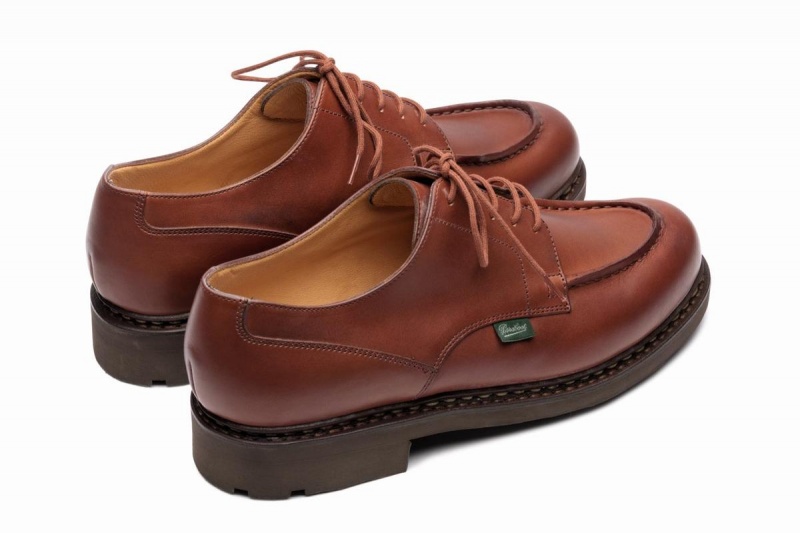 Zapatos Derby Paraboot Chambord Hombre Marrones | ADQ8614EG