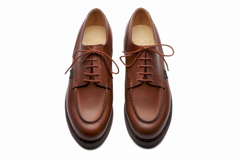 Zapatos Derby Paraboot Chambord Hombre Marrones | ADQ8614EG