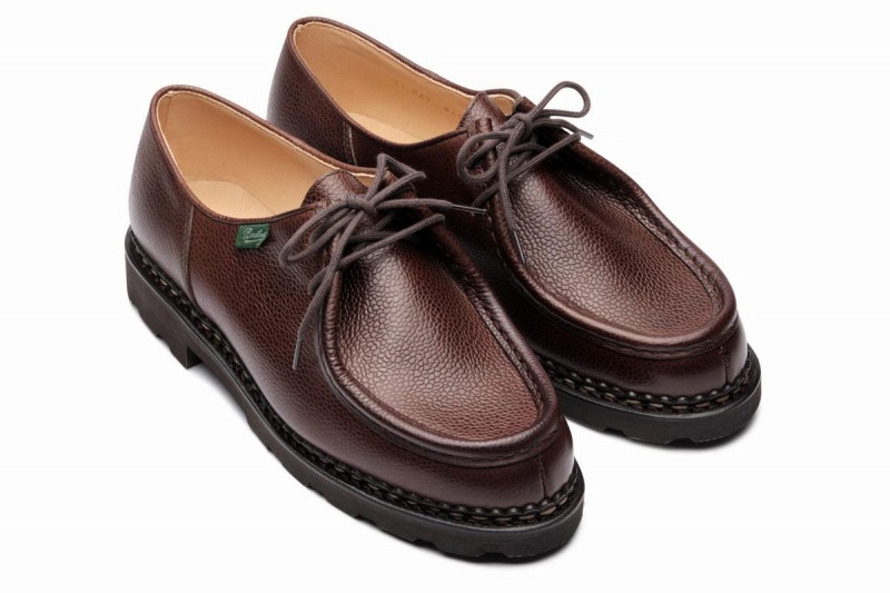 Zapatos Derby Paraboot Michael Hombre Marrones Oscuro | WGA7475LB