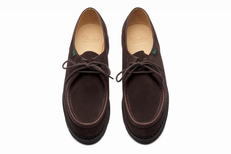 Zapatos Derby Paraboot Michael Hombre Marrones Oscuro | HKD7027OP