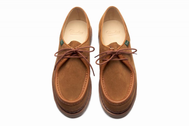 Zapatos Derby Paraboot Michael Hombre Marrones | UWQ4156ZV