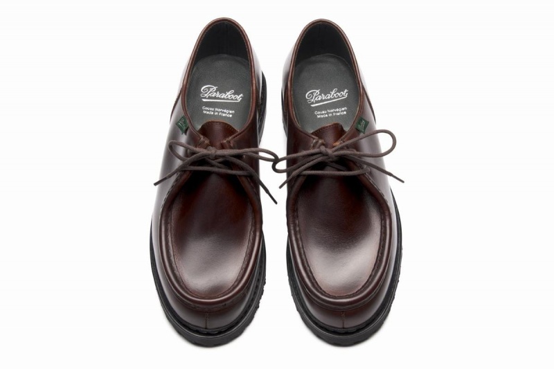 Zapatos Derby Paraboot Michael Hombre Marrones Negras | QIZ5478WM