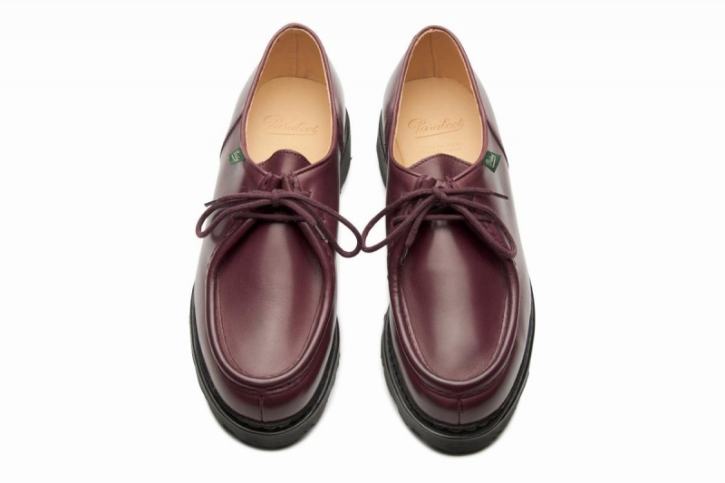 Zapatos Derby Paraboot Michael Hombre Rojas | EDA8032DN