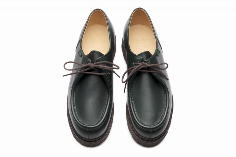 Zapatos Derby Paraboot Michael Hombre Verde | YPG2598ND