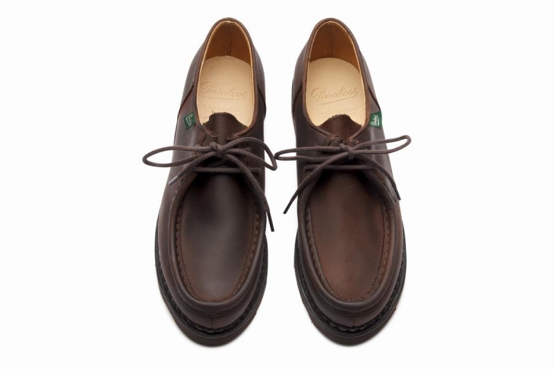 Zapatos Derby Paraboot Michael Mujer Marrones Oscuro | CCS1834YO