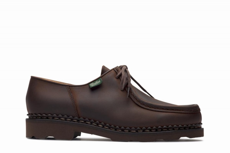 Zapatos Derby Paraboot Michael Mujer Marrones Oscuro | CCS1834YO