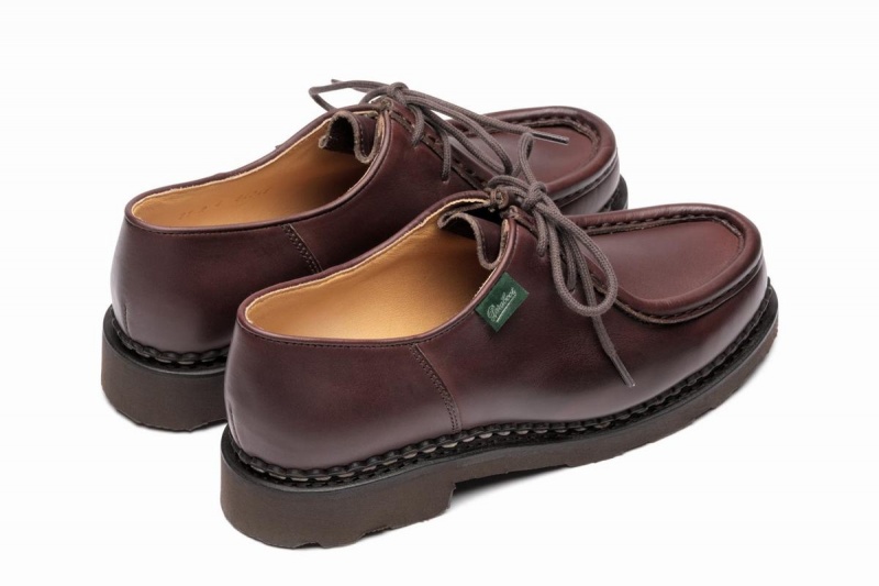 Zapatos Derby Paraboot Michael Mujer Marrones Oscuro | NIT1484FT