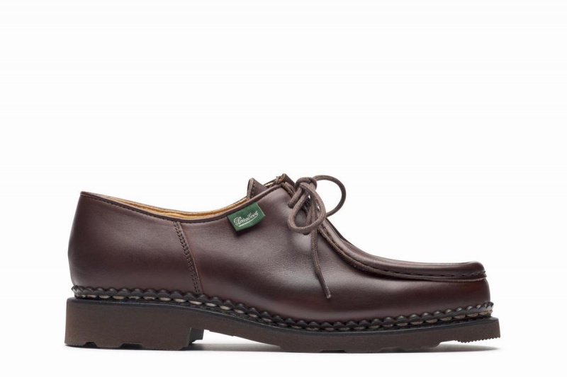 Zapatos Derby Paraboot Michael Mujer Marrones Oscuro | NIT1484FT