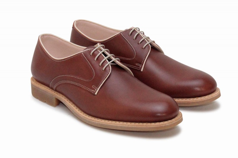 Zapatos Derby Paraboot Saphir Gy Mujer Marrones | DLQ2540MV