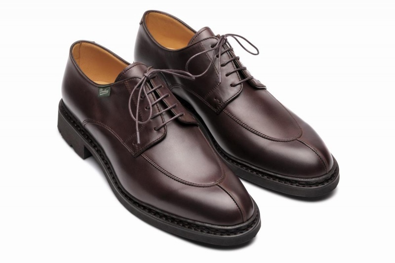 Zapatos Derby Paraboot Tournier Hombre Marrones Oscuro | GDN1611WB