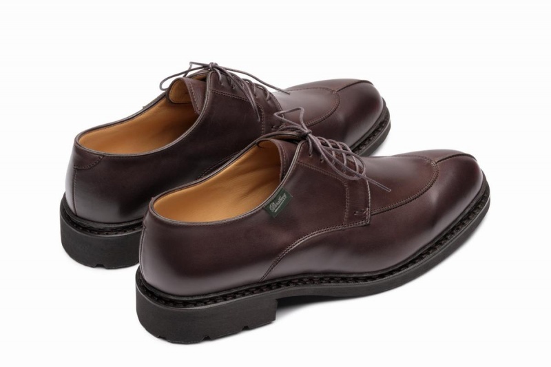 Zapatos Derby Paraboot Tournier Hombre Marrones Oscuro | GDN1611WB