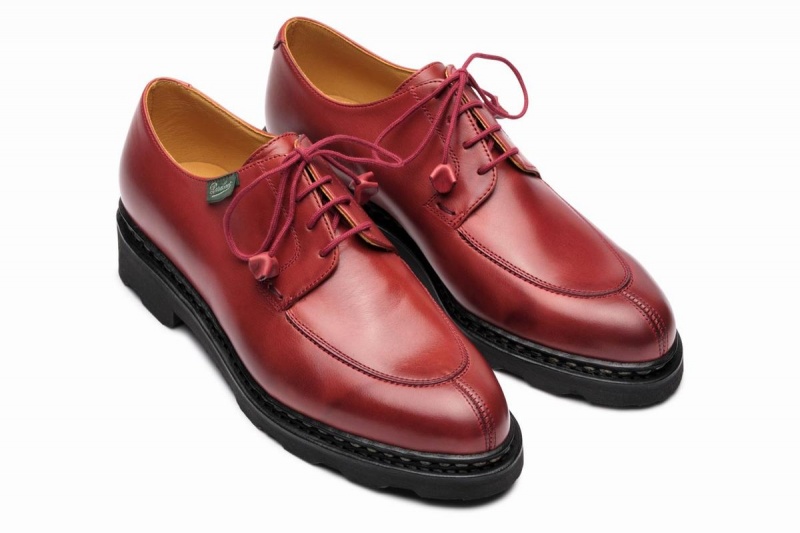 Zapatos Derby Paraboot Veley Mujer Rojas | HMO4777UF