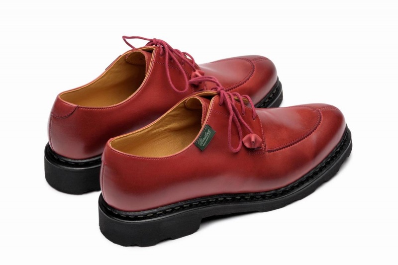 Zapatos Derby Paraboot Veley Mujer Rojas | HMO4777UF