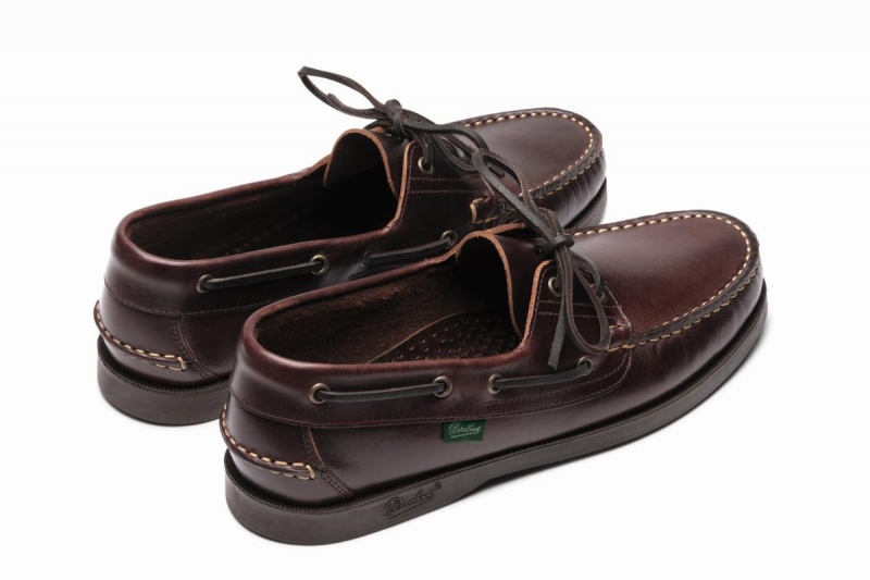 Zapatos del Barco Paraboot Barth Hombre Marrones Oscuro | NOG6321GB