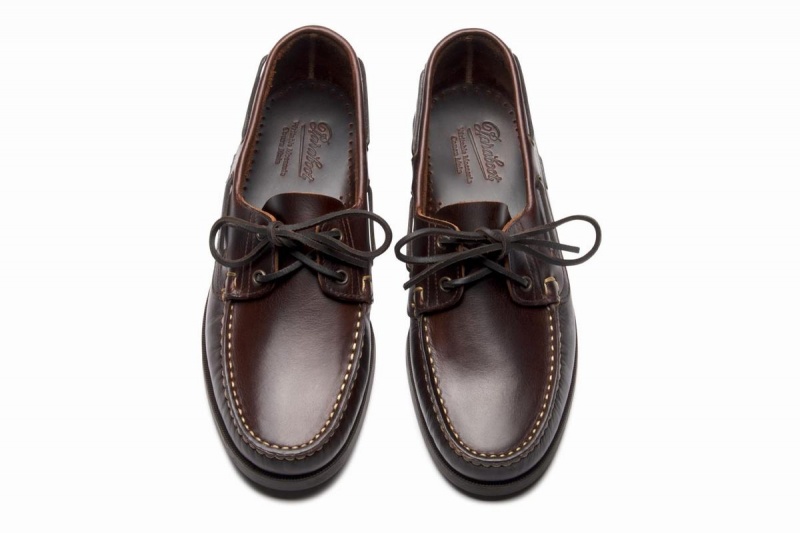 Zapatos del Barco Paraboot Barth Hombre Marrones Oscuro | NOG6321GB